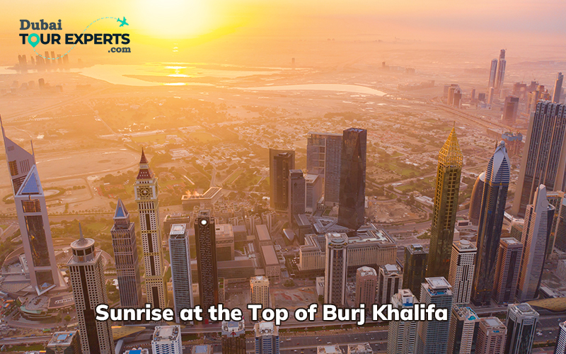 Sunrise at the Top of Burj Khalifa