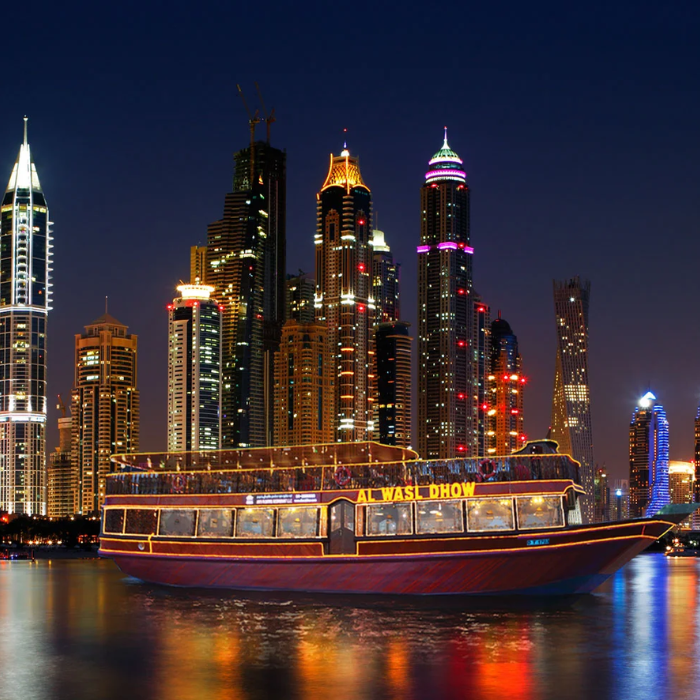 4-Day Romantic Dubai Couple Tour Package – Valentine's Special | Best Dubai Couple Packages with Dinner Cruise & Desert Safari

