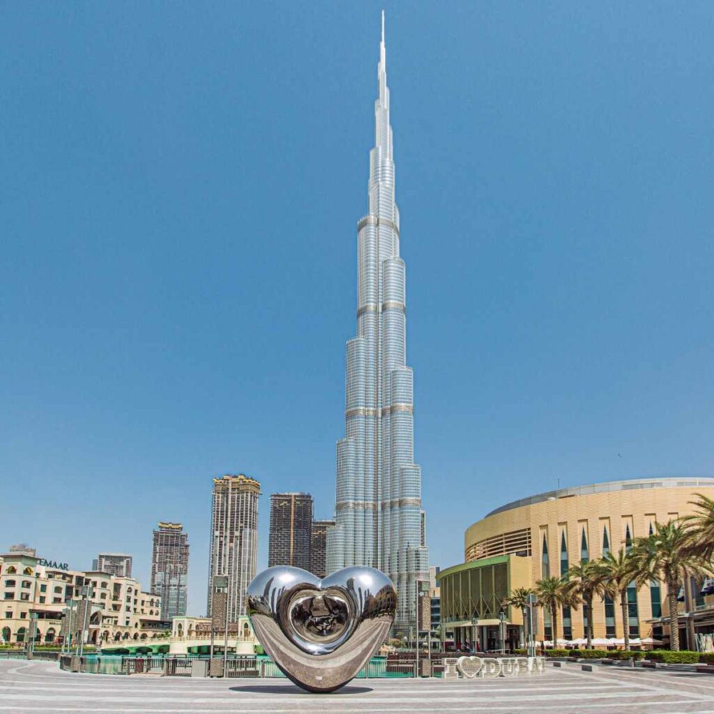 Burj Khalifa in Dubai.